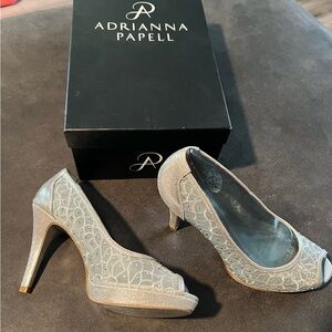 Adrianna Papell Silver Women's Heels
